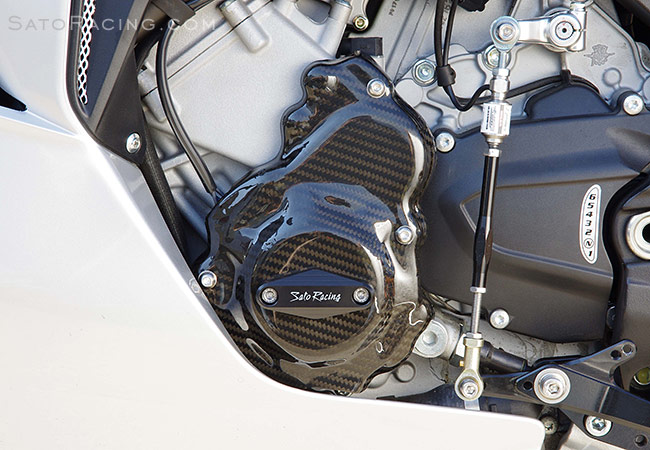 SATO RACING | Carbon Engine Covers - MV Agusta F3 / Brutale 675