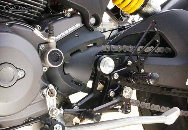 Sato Racing Ducati Monster 1100 EVO Rear Sets [L]-side