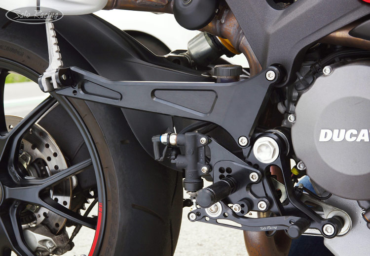 SATO RACING Ducati Monster 796 Rear Sets with optional Tandem Brackets