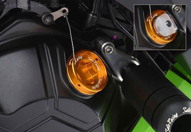 M30 * 1.5 Motorcycle Engine Oil Filler Cap Tank Cover Screw for Z300 ZX300R 300 Oil Cap Tank Cover ZX-14R 