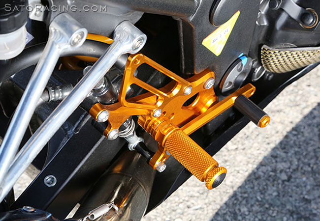 SATO RACING 'Race Concept' Rear Sets (R-side) for '13- Ninja300