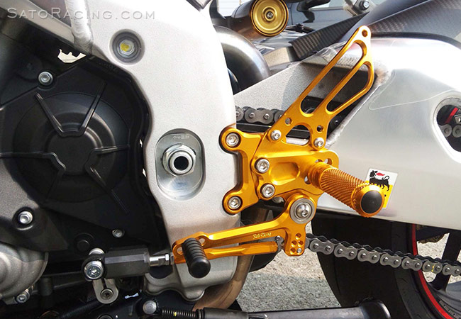 Sato Racing Aprilia RSV4 APRC '11-'13 Rear Sets [L]-side