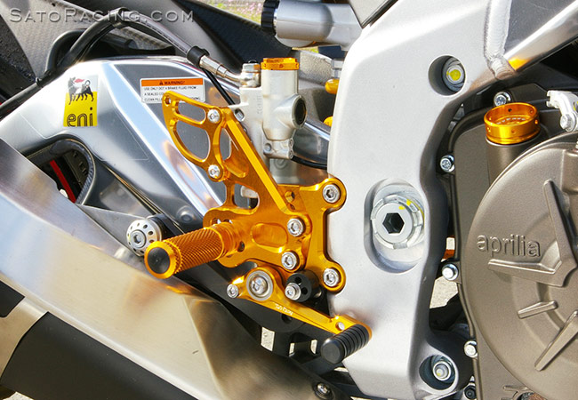 Sato Racing Aprilia RSV4 APRC '11- Rear Sets [R]-side