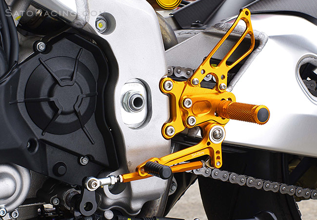 SATO RACING Aprilia RSV4 ('09-'11) Rear Sets [L]-side