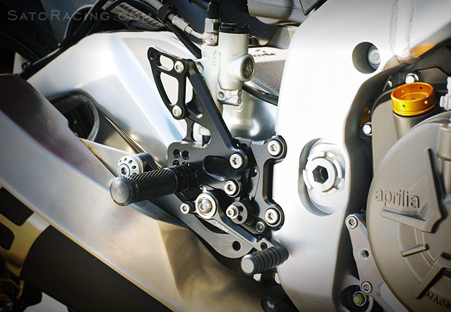 SATO RACING Aprilia RSV4 ('09-'11) Rear Sets [R]-side