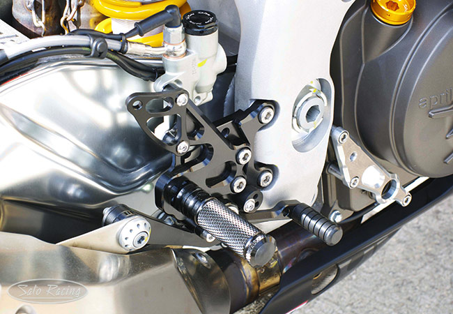 SATO RACING | Rear Sets - aprilia RSV4 ('09-'11)