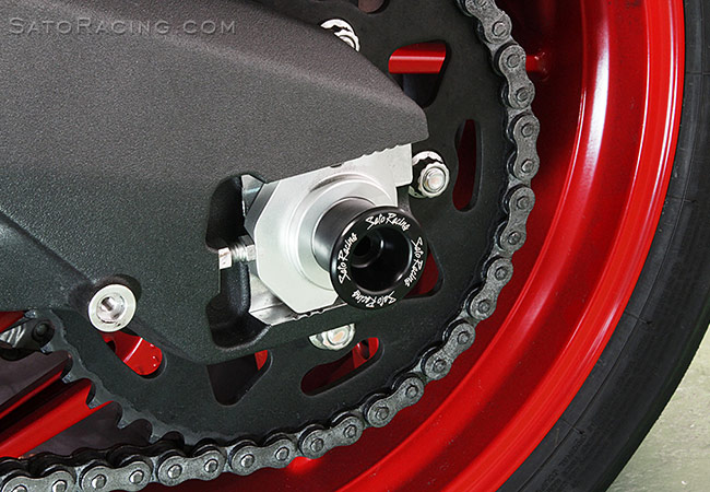 SATO RACING Race Concept Rear Axle Sliders for 2016 Ducati 959 Panigale