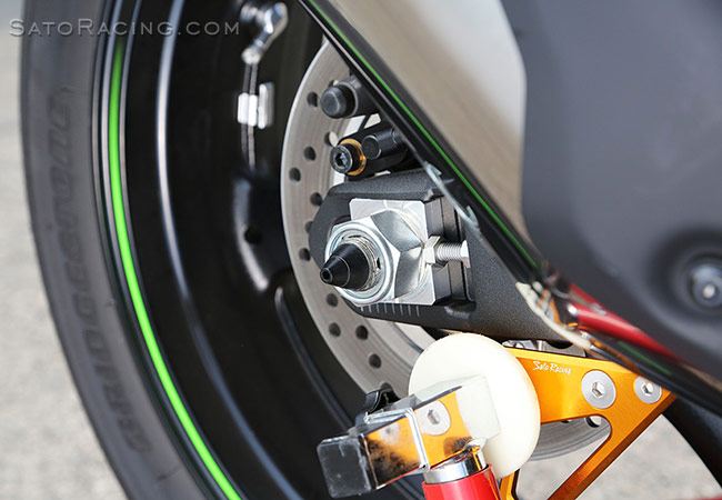 SATO RACING Race Concept Rear Axle Sliders for ZX-10R ('16- )