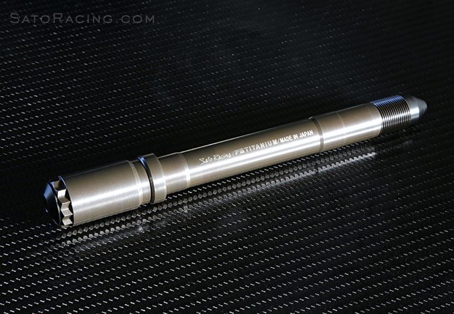 SATO RACING 'Race Concept' Titanium Axle Shaft