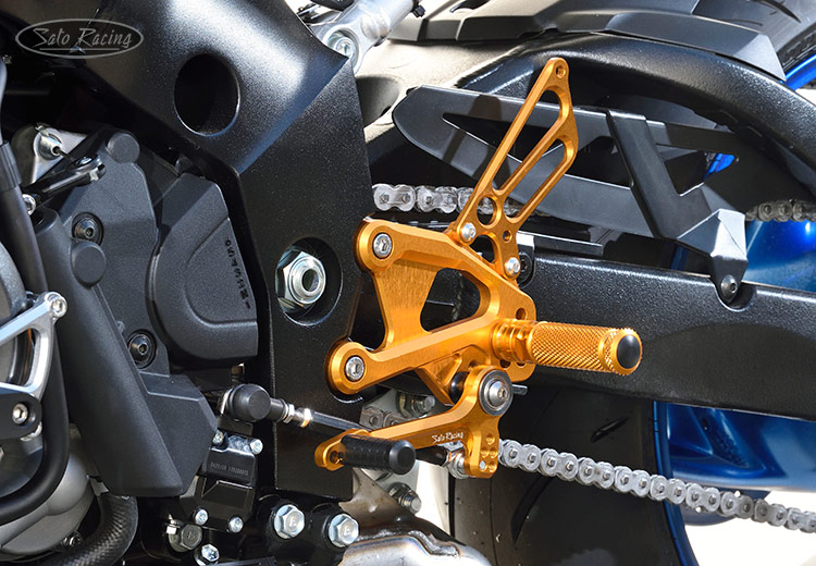 SATO RACING Suzuki GSX-S1000 '22 Rear Sets [L]-side in Gold