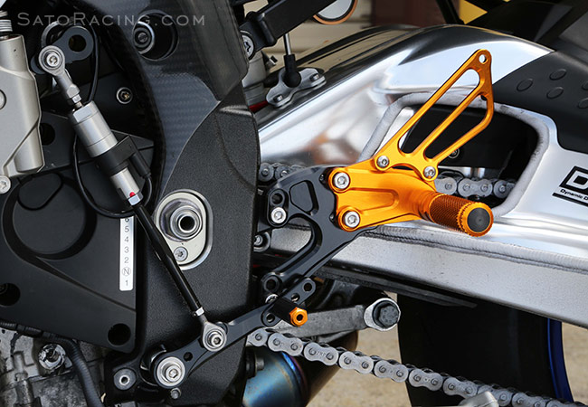 SATO RACING S1000RR Race Concept Reverse Shift Rear Sets [L]-side