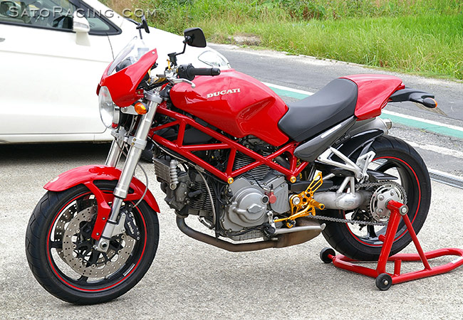 Ducati S2R with SATO RACING Rear Sets