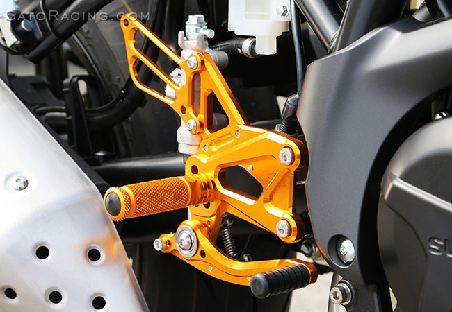 SATO RACING Suzuki SV650 ABS Rear Sets [R]-side