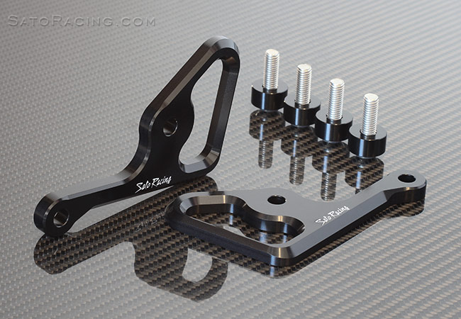 SATO RACING Racing Hooks in Black for 2015-20 GSX-S1000
