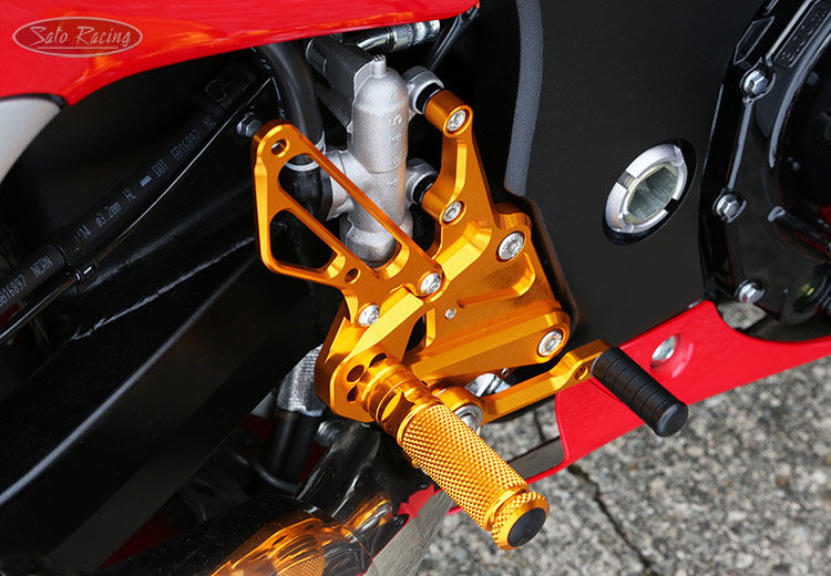 SATO RACING Suzuki Hayabusa ('14-'20) Rear Sets [R]-side in Gold