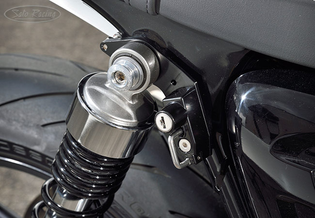 triumph thruxton helmet lock