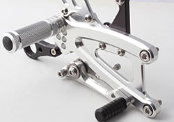 SATO RACING Triumph Daytona 765 '20 Rear Sets in SILVER