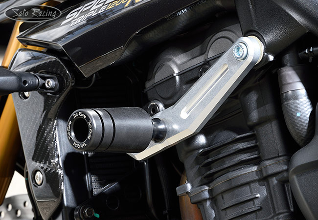 SATO RACING Frame Sliders for 2022 Triumph Speed Triple 1200 RS/RR- L-side