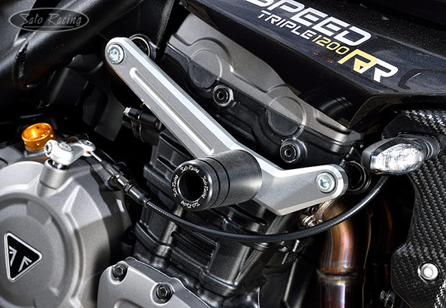 SATO RACING Frame Sliders for 2022 Triumph Speed Triple 1200 RS/RR- R-side