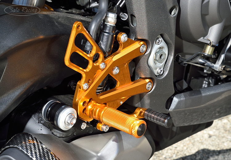 SATO RACING Triumph Street Triple RS (''20+) Rear Sets [R]-side