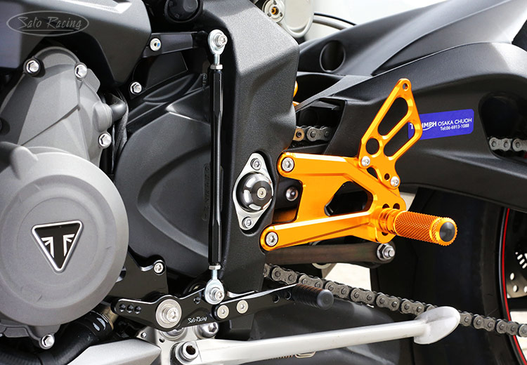 SATO RACING Triumph Street Triple RS ('20) Rear Sets [L]-side