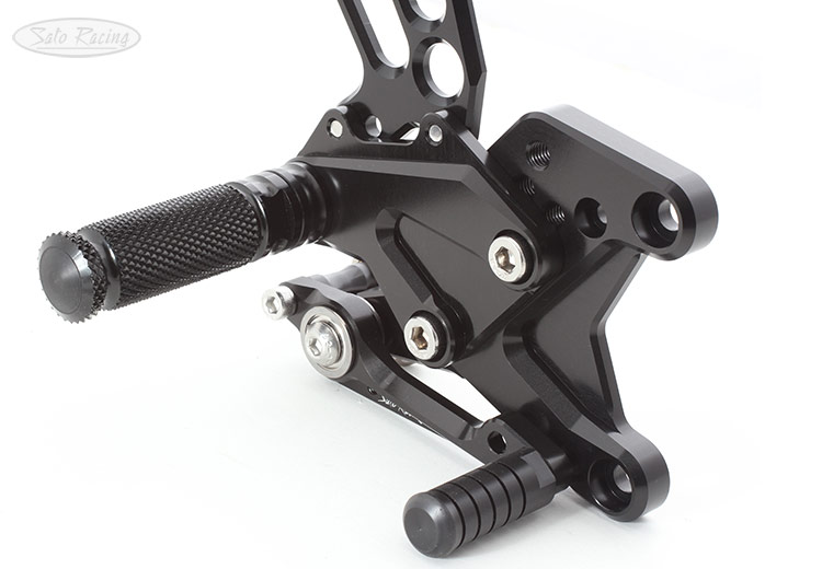 SATO RACING Triumph Speed Triple RS Rear Sets in Black