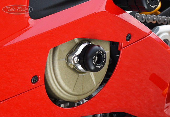 SATO RACING Timing Hole Plug L Engine Slider for Ducati Panigale V4