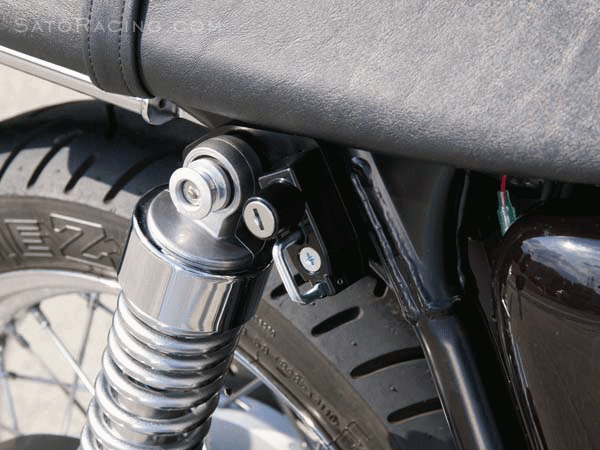 triumph bonneville helmet lock