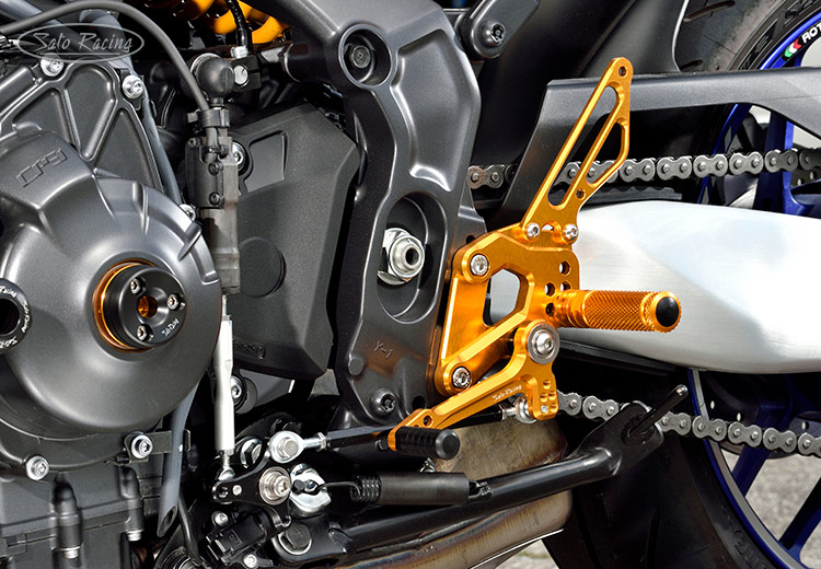 SATO RACING Yamaha MT-09 '21- Rear Sets [L]-side in Gold