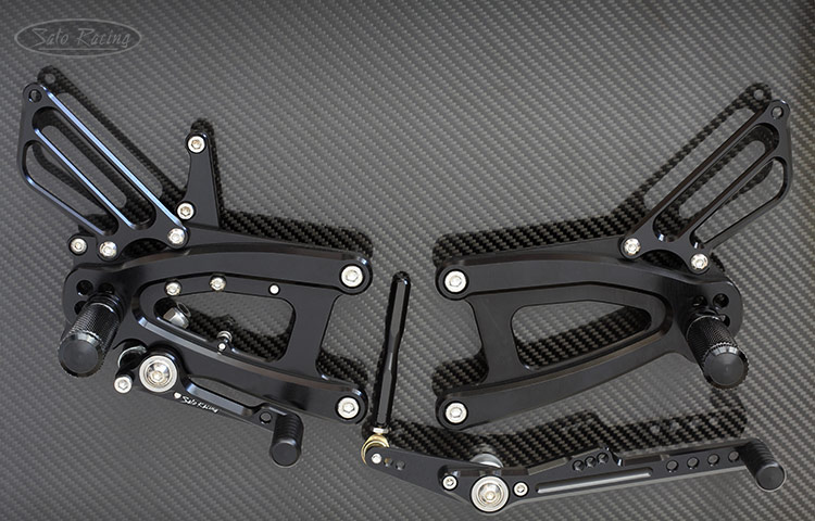 SATO RACING Yamaha YZF-R1 '15- Rear Sets in Black