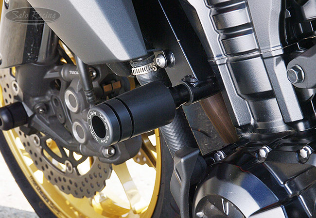 SATO RACING Frame Sliders for 2010+ Kawasaki Z1000 - L-side