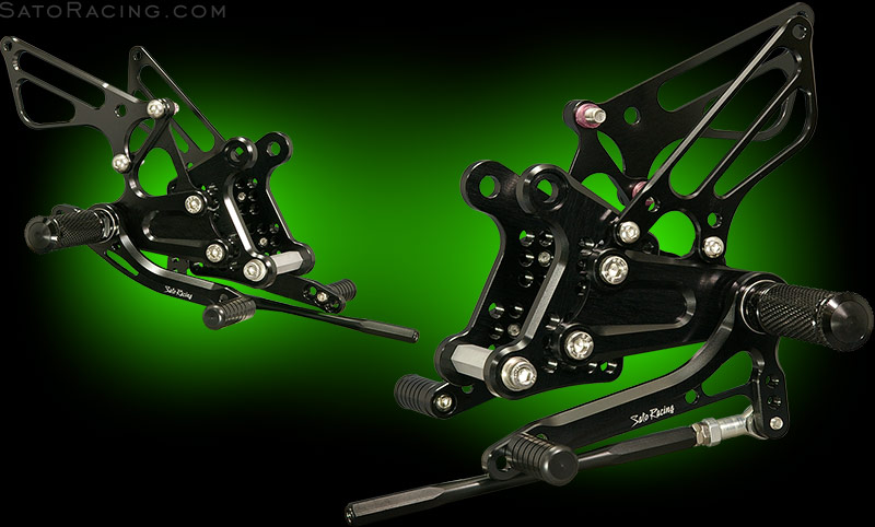 SATO RACING | Rear Sets - Kawasaki ZX-6R ('09-'12) SATO RACING | Rear Sets - Kawasaki ZX-6R ('09-'12)