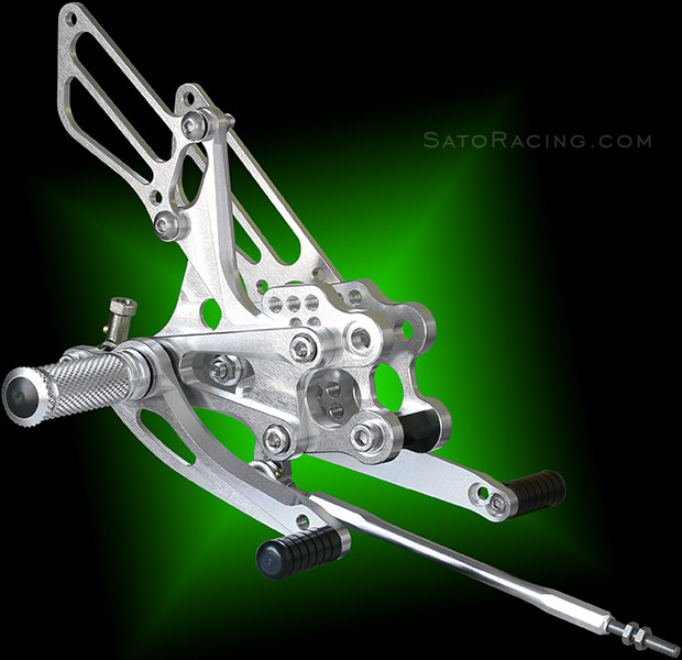 SATO RACING | Rear Sets - Kawasaki ZX-10R ('04-'05)