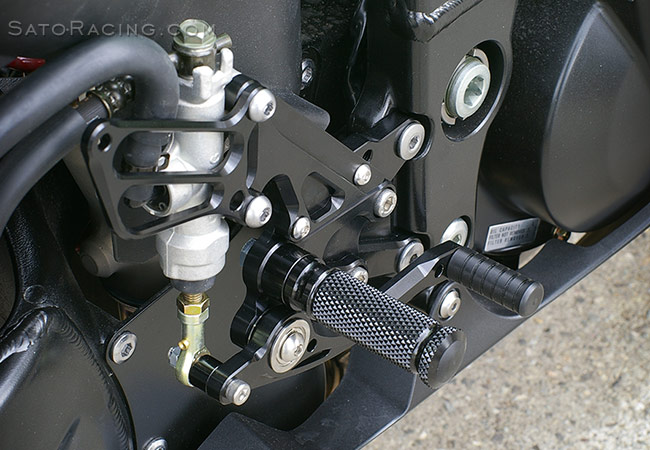 SATO RACING ZX-10R '06-'07 Rear Sets - brake side