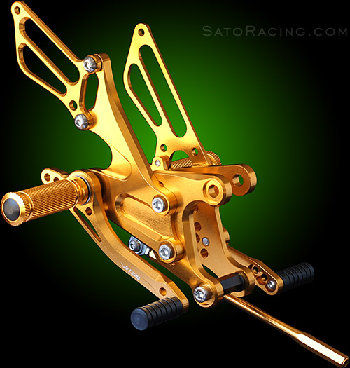 SATO RACING | Rear Sets - Kawasaki ZX6R ('05 -'08)