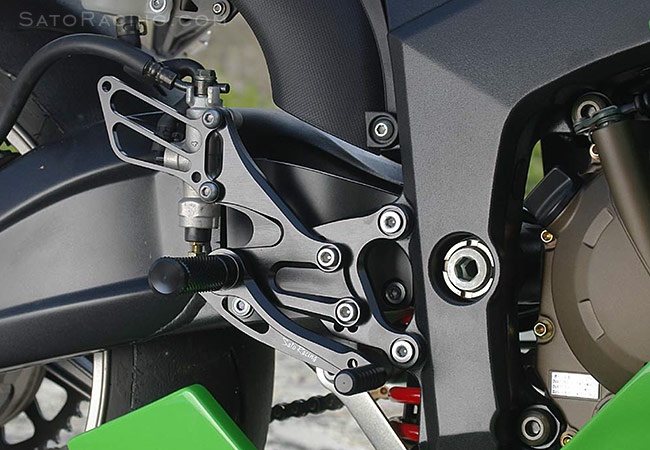 SATO RACING | Rear Sets - Kawasaki ZX6R ('05 -'08)