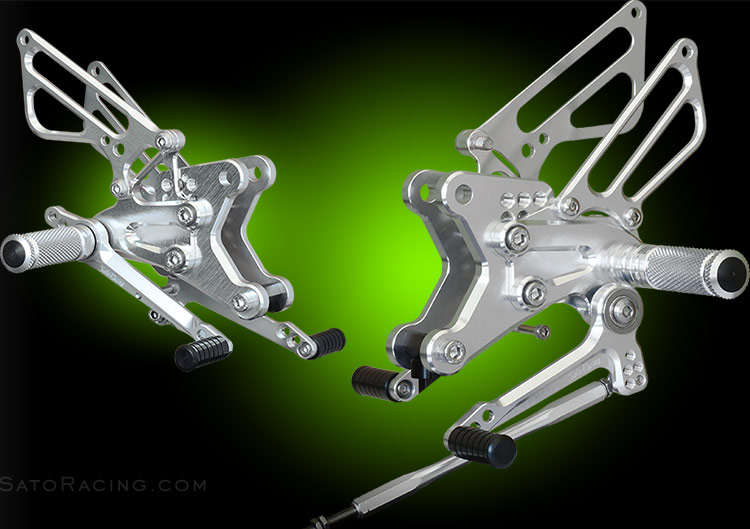 SATO RACING | Rear Sets - Kawasaki ZX-6R/ 636 ('13-'17)