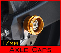 17mm Axle Caps