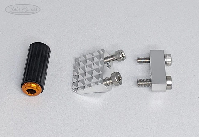 RACE CONCEPT Pedal Plate and Spacer for SATO RACING Rear Sets