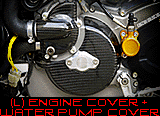 Water Pump Cover+(L) Engine Cover