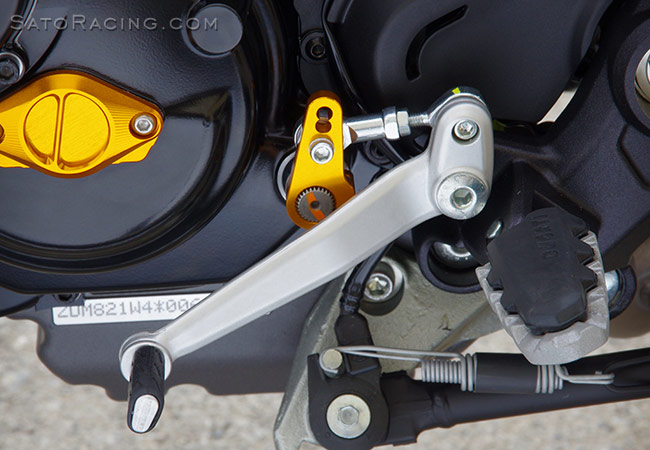 Shift Arm for Ducati on a 2013 Hypermotard