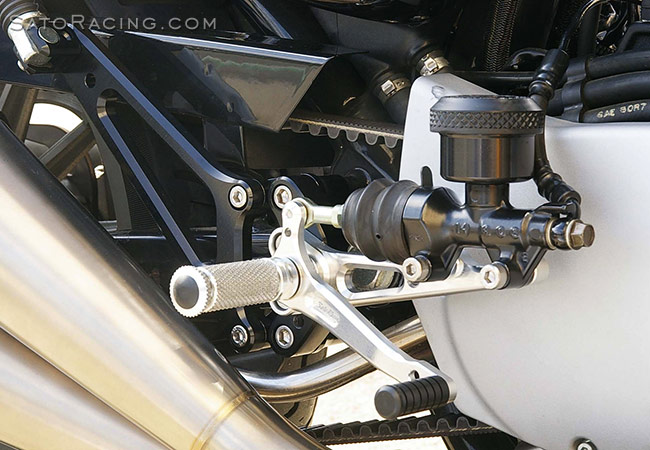 SATO RACING Rear Sets for Harley-Davidson XL1200 ('04-'13)