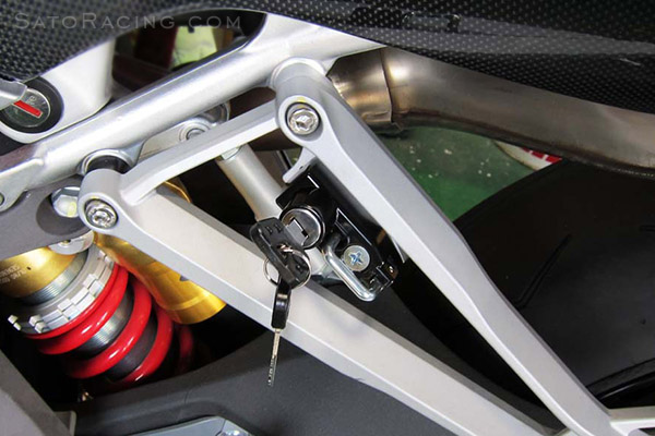 Sato Racing Helmet Lock for '10- MV Agusta F4