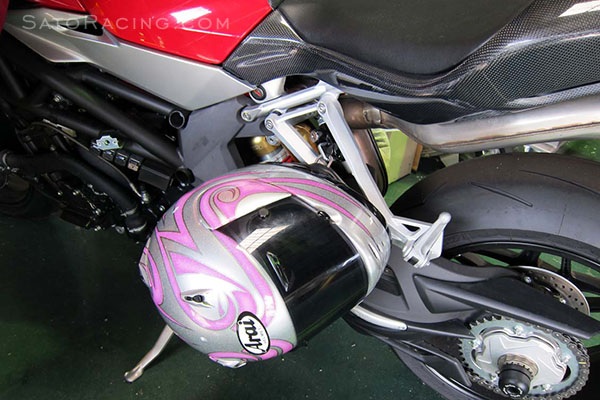 Sato Racing Helmet Lock for '10- MV Agusta F4