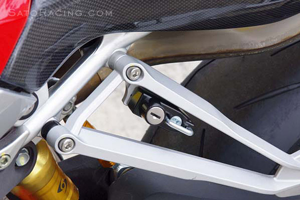 Sato Racing Helmet Lock for '10- MV Agusta F4