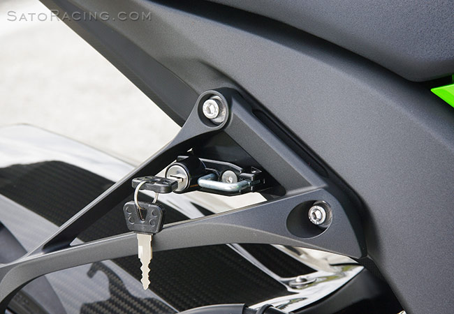 SATO RACING Helmet Lock for 2011+ ZX-10R
