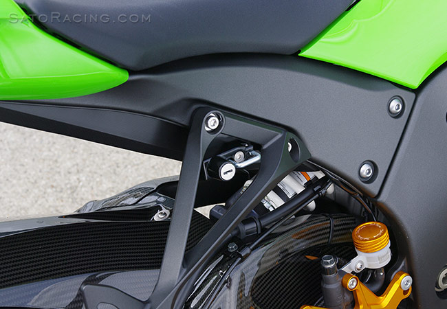 SATO RACING Helmet Lock for 2011+ ZX-10R