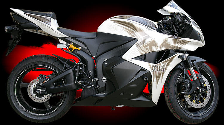 2009 Honda CBR600RR with SATO Rear Sets in Black