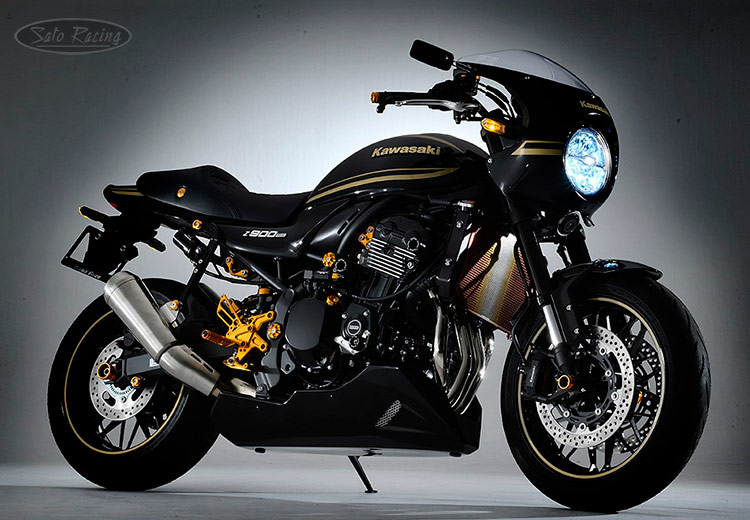 2024 Kawasaki Z900RS CAFE outfitted with SATO RACING parts