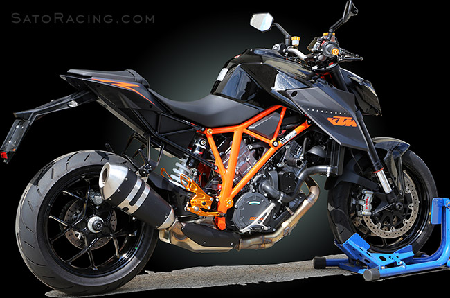 KTM 1290 Super Duke R loaded with SATO RACING parts